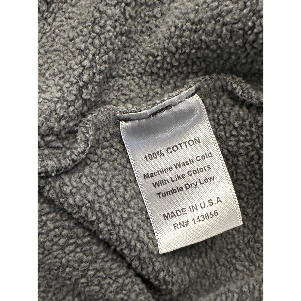 Joah Brown Empire Oversized Full Zip Hoodie Sweatshirt One Size Charcoal - Picture 4 of 4